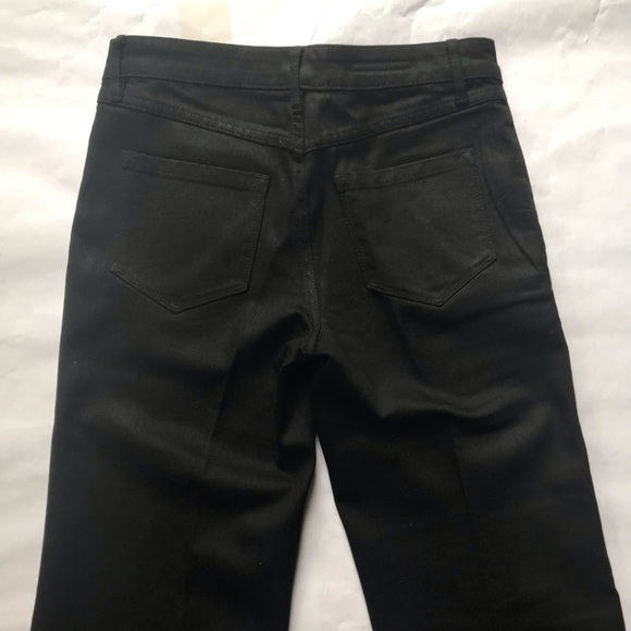 NEW Club Monaco Kayleigh Wideleg Denim Trouser Jeans Soot Black Size 2 - Picture 5 of 8